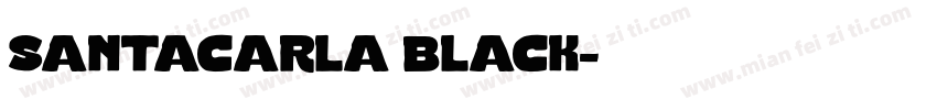 santacarla black字体转换